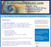 BetterHealthBytes.com - Better Health Bytes for Greater Wellbeing Home PageThumbnail